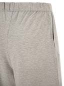 Majestic Stretch Viscose Bermuda Shorts With Drawstring Waist