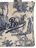 Mc2 Saint Barth Tropical Print Canvas Tote Bag