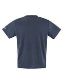 Mc2 Saint Barth Ecstasea Linen T Shirt With Pocket