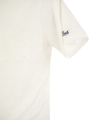 Maglietta in lino Ecstasea MC2 Barth Ecstasea con tasca