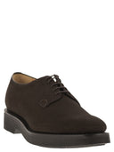 Iglesia's Derby de piel de ternera de gamuza