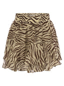 MC2 Saint Barth Eivissa Miniskirt con volantes