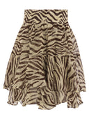 MC2 Saint Barth Eivissa Miniskirt con volantes