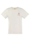 MC2 Saint Barth Emilie T -shirt met borduurwerk op de borst