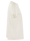 Maglietta MC2 Saint Barth Emilie con ricamo sul petto