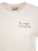 Mc2 Saint Barth Emilie T Shirt With Embroidery On Chest