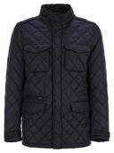 Herno Field Jacket With Diamond Quilting