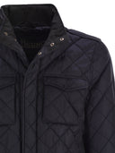 Herno Field Jacket With Diamond Quilting