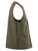 Filson Cotton Utility Vest With Patch Pockets