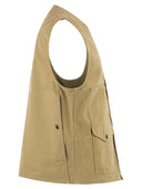 Filson Cotton Utility Vest With Patch Pockets