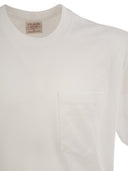 Filson Cotton T Shirt With Breast Pocket