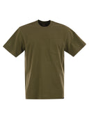 Camiseta de algodón filson con bolsillo de pecho