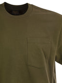 Camiseta de algodón filson con bolsillo de pecho