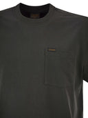 Filson Cotton T Shirt With Patch Pocket