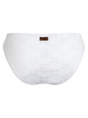 Vilebrequin Women's Low Rise Bikini Bottoms With Flocked Turtle Embroidery
