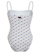 Vilebrequin Turtle Print One Piece Swimsuit With Thin Straps
