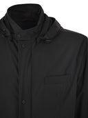 Herno Technical Fabric Jacket With Hood