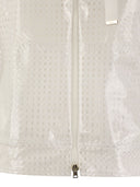 Herno A Shape In Coated Lace And Grosgrain