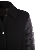 Herno Coat With Down Sleeves