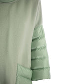 Herno Wool Poncho With Down Details