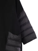 Herno Wool Poncho met down -details
