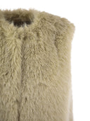 Herno Cruelty Free Fur Sleeve Coat