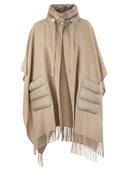 Herno Poncho Resort In Warmy E Nylon Ultralight