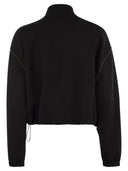 Fabiana Filippi Bomber Jacket With Knitted Collar