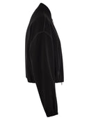 Fabiana Filippi Bomber Jacket With Knitted Collar