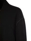 Fabiana Filippi Bomber Jacket With Knitted Collar