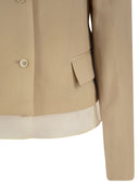 Fabiana Filippi Wool And Linen Mat Jacket
