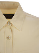 Fabiana Filippi Bomber Jacket With Front Pockets And Diamond Thread