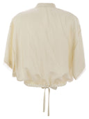 Fabiana Filippi Linen Shirt With Drawstring