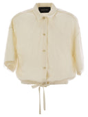 Fabiana Filippi Linen Shirt With Drawstring