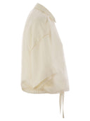 Fabiana Filippi Linen Shirt With Drawstring