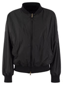 Herno Spring Lace And Ecoage Reversible Bomber Jacket