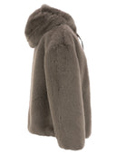 Herno Faux Mink Fur Sweatshirt