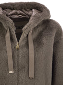 Herno Faux Mink Fur Sweatshirt