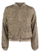 Herno Bomber Jacket With Sequins