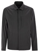 Herno Shirt Cut Jacket In Tech Wool