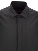 Herno Shirt Cut Jacket In Tech Wool