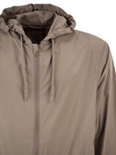 Herno Lightweight Stretch Nylon Hooded Jacket