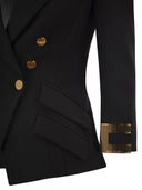 Elisabetta Franchi ダブルブレスト ブレザー ロゴディテール付き