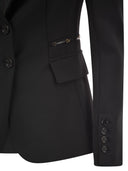 Elisabetta Franchi シングルブレスト ブレザー ジュエルディテール付き