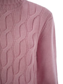 Mc2 Saint Barth Giverny Cable Knit Turtleneck Jumper