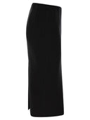 Elisabetta Franchi Wool Fabric Skirt