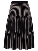 Elisabetta Franchi Two Tone Knitted Skirt