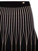 Elisabetta Franchi Two Tone Knitted Skirt