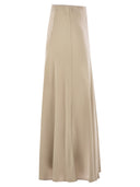Herno -Satin -Effekt langer Rock