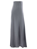 Herno Satin Effect Long Skirt